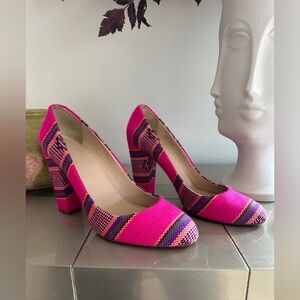 J. Crew Collection Blakely Summer Stripe Pumps